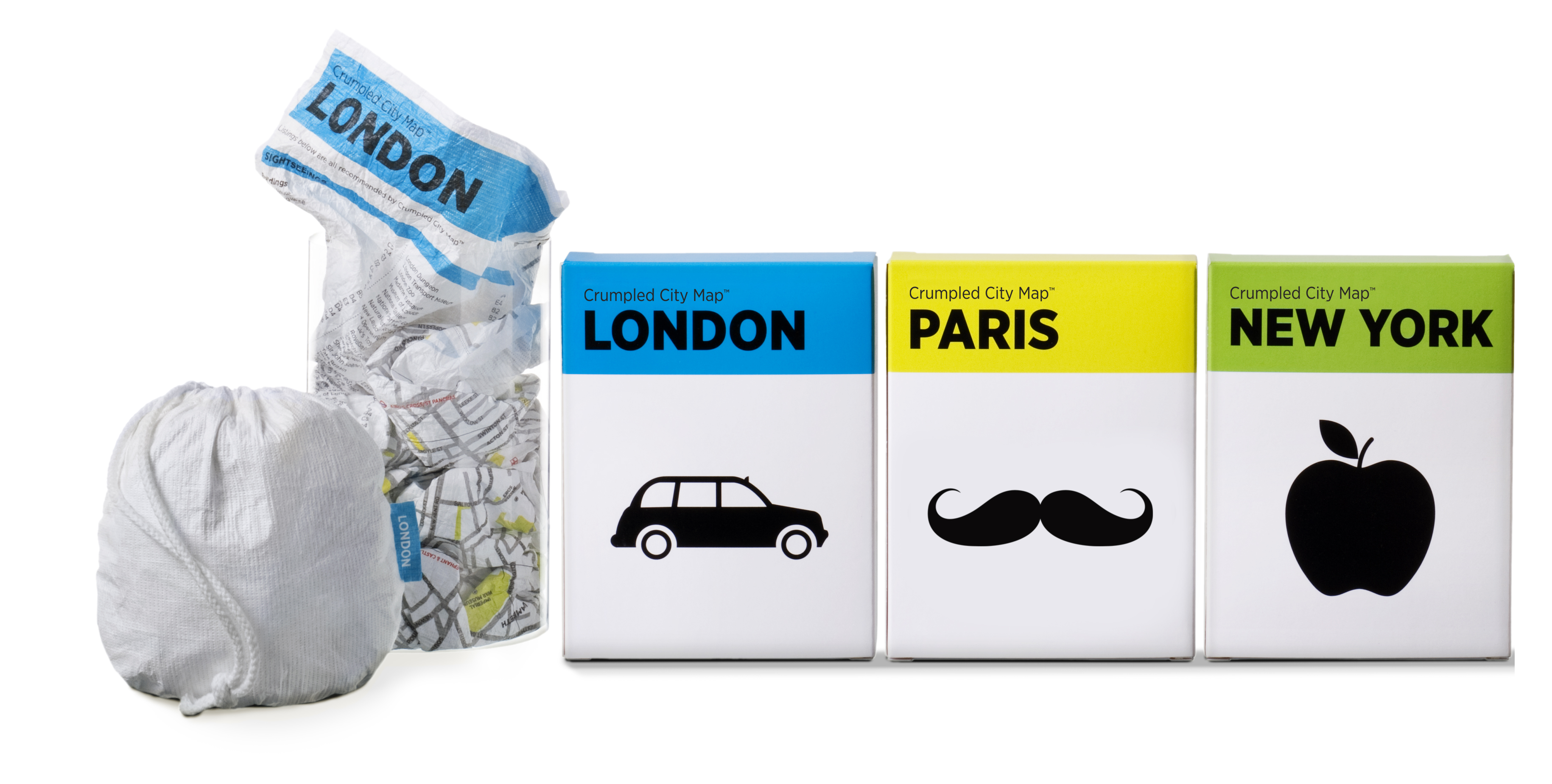 不怕皺又防水的城市地圖