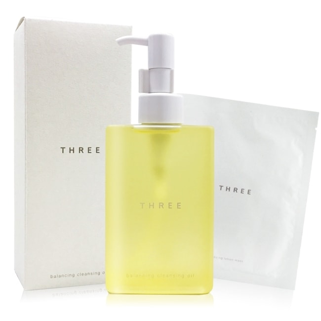 THREE 平衡潔膚油(200ml)+平衡水面膜(16mlX1枚)