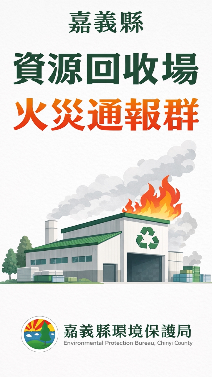嘉義縣資源回收場火災即時通報群