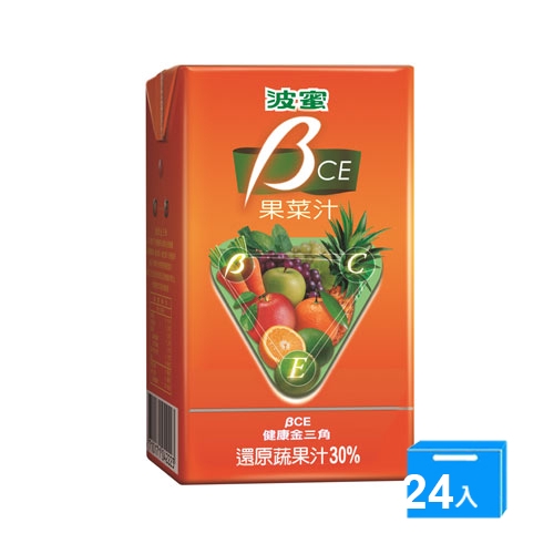 波蜜BCE果菜汁250mlx24入/箱【愛買】