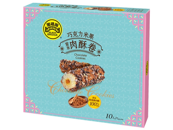 黑橋牌~巧克力米果紫米肉酥卷(150g)【D816699】