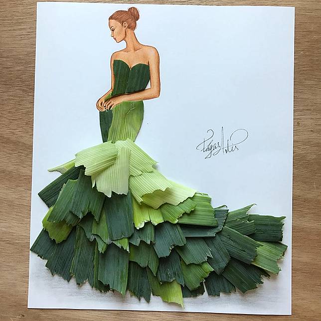 Lebih Jago Dari Desainer Sketsa Baju 3d Ini Dibuat Dari Makanan