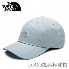 [ THE NORTH FACE ] LOGO經典棒球帽 淺藍 / NF0A3FKNNLM