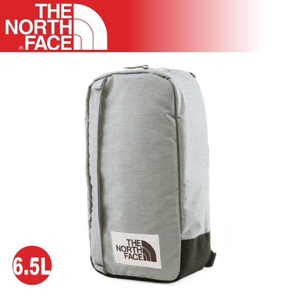 【The North Face 6.5L 多功能單肩斜背包《灰》】3G8K/耐磨側背包/隨行提包/零錢包