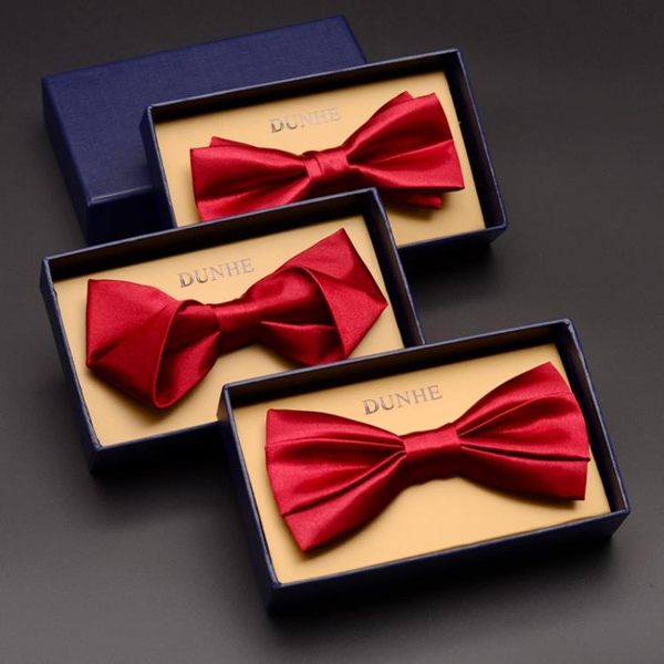 法式領結男紅色黑正裝蝴蝶結