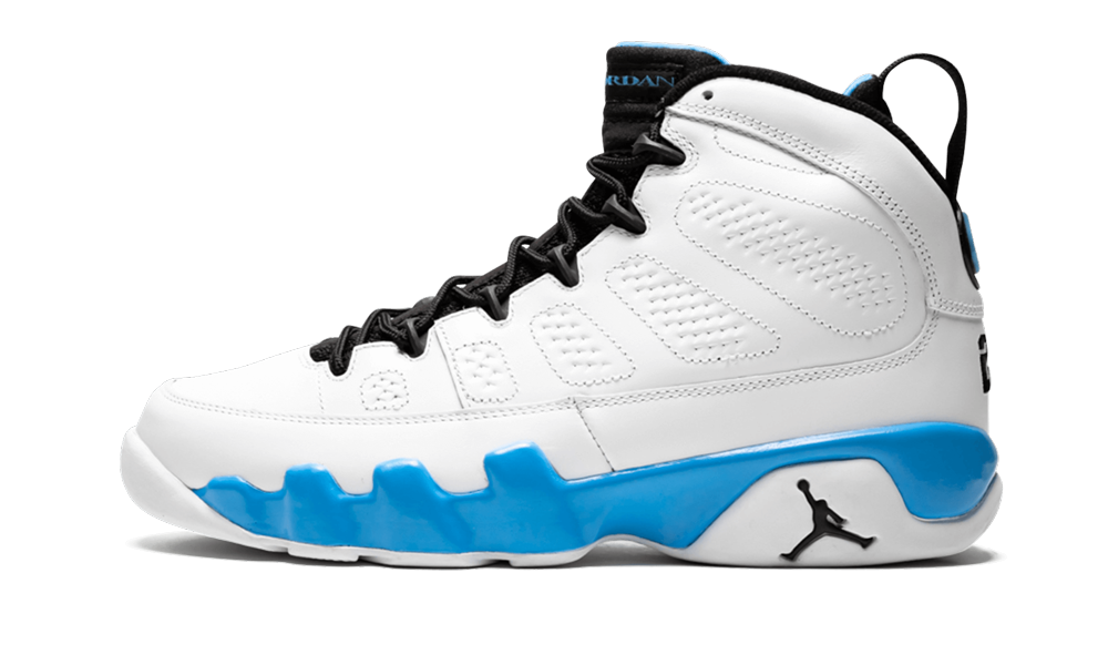 This retro edition of the Air Jordan 9 features the original 