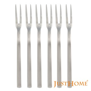 SUS304不鏽鋼材質安心使用 超值實用6件水果叉組 不鏽鋼材質，耐酸鹼 可當點心叉、水果叉使用 餐桌配件新選擇