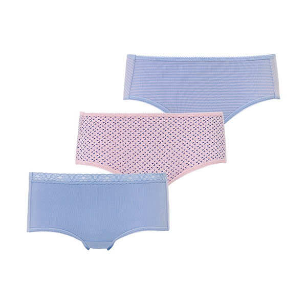 專櫃內衣品牌 -黛安芬黛安芬•柔棉生理褲繽紛甜美三色包裝 完美防護一次完成特別的日子 加倍安全感【日用生理褲】日用生理褲，讓妳生理期動靜自如【甜漾柔美】繽紛3色，讓特別的日子有特別young心情【完整