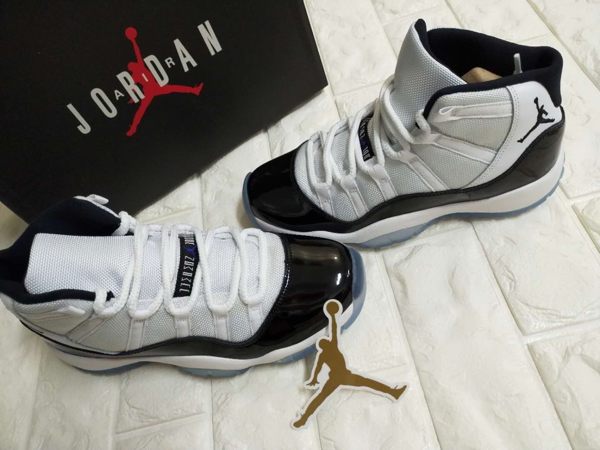 KUMO SHOES-Air Jordan 11 Concord 黑白 378037-100 男女碼