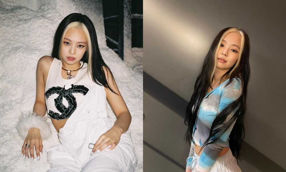 BLACKPINK Jennie經典髮型3：觸角染