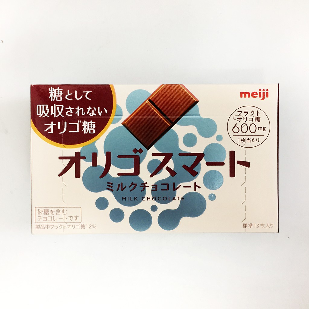 明治meiji 果寡糖代可可脂牛奶巧克力 13枚