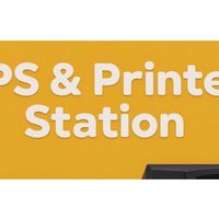 UPS & Printer Station 💛