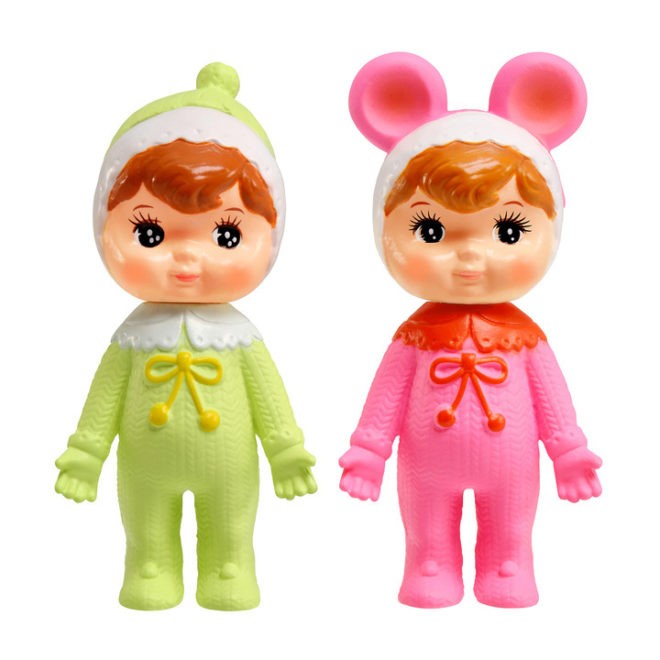【新品】なかよしチャーミーちゃん　5体セット　児玉産業　ソフビ人形　昭和レトロ 児玉産業TOY株式会社 なかよし チャーミーちゃん 五型動物 ぞう
