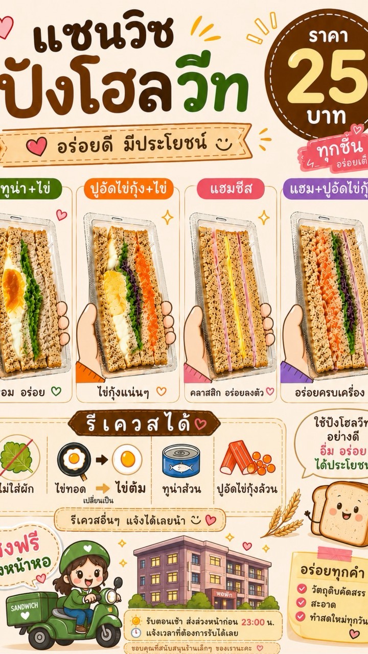 📍ปังๆแซนวิช🥪🧡