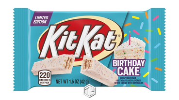 Kit Kat 推出全新「生日蛋糕」口味！