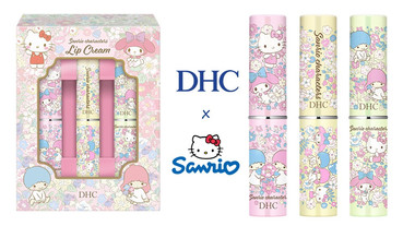 DHC X Sanrio推聯名護唇膏～超可愛滿版Hello Kitty、美樂蒂和Kikilala陪你暖心過冬日