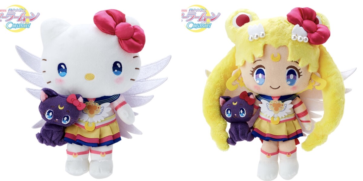 KITTY化身月野兔！三麗鷗Ｘ美少女戰士聯名登場，KITTY露娜玩偶太萌，變身器收納袋必收