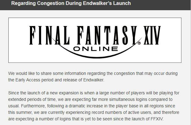 Ff14 因伺服器無法及時增設對玩家致歉 曉月的終焉 將實施登入巔峰限制措施 遊戲基地 Line Today