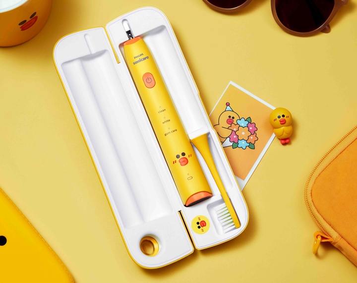 飛利浦 Sonicare 攜手 LINE Friends 推出限量聯名莎莉親子款音波電動牙刷