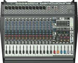 凱傑樂器 BEHRINGER PMP6000 POWER MIXER 1600W 功率混音座