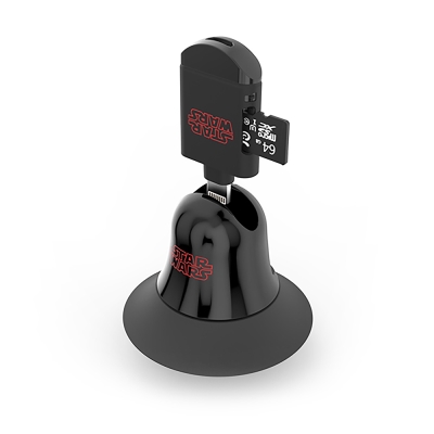 星際大戰授權最佳收藏珍品Lightning and Micro USB 雙介面microSD 讀卡機，最高可支援至256GB蘋果原廠 MFi 認證