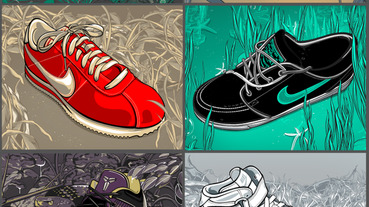 NIKE 經典鞋款插畫 / Vincent Rhafael Aseo