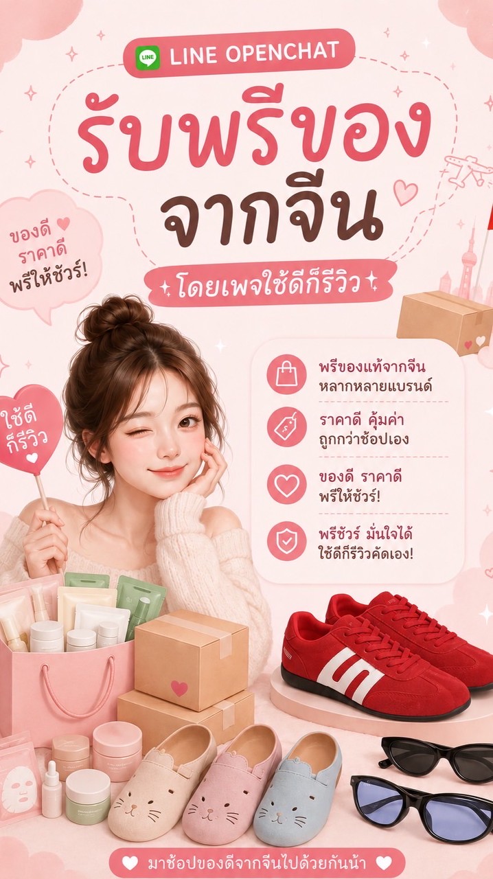 🇨🇳รับหิ้วจีน byชมพู่ใช้ดีก็รีวิว