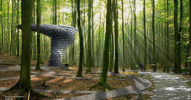 Begini Serunya Kalau Ada Taman Bermain di Hutan