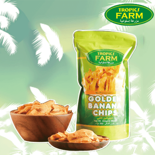菲律賓超人氣商品香蕉脆片來囉~濃郁的焦糖香氣，搭配上乾燥處理過後的香蕉片，不僅有著清脆的口感，還有著令人難忘的甜蜜滋味，讓人吃了還想再吃!!!!是您絕對不能錯過的菲律賓名產金黃香蕉脆片