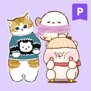 これらのLINE絵文字が使い放題！＞