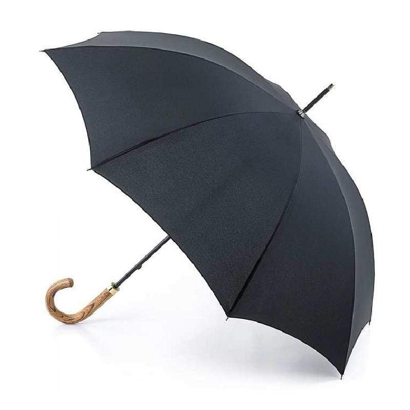 產品特色 威廉王子御用同款，尊榮紳士長傘 奢華榆木(Elmwood)原木手柄 全黑時尚傘骨 特殊傘環設計，可收束傘珠，俐落優雅 高密度機能表布，水珠一甩即落 大傘面直徑 105cm、傘身 90cm、重