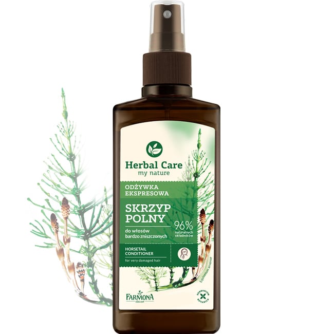 歐洲Herbal care馬尾草快速呵護順髮噴霧200ml