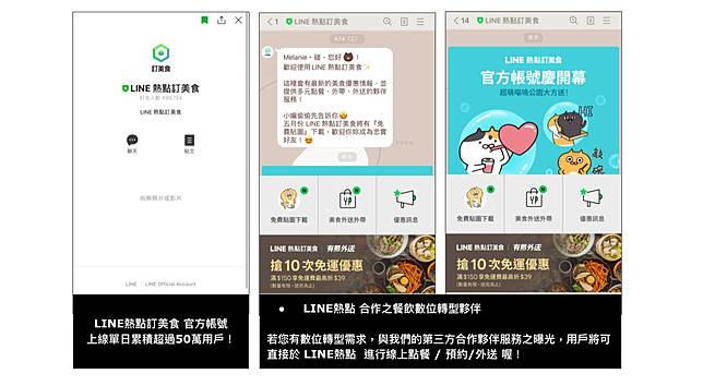 Line熱點 餐飲店家抗疫系列2 外帶外送宣傳看這裡