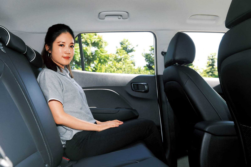 雖然車身小巧，但Venue的後座空間表現不俗。（圖／趙世勳攝）