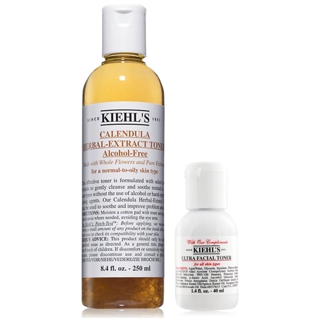 KIEHL’S 契爾氏 金盞花植物精華化妝水(250ml)+冰河保濕機能水(40ML)