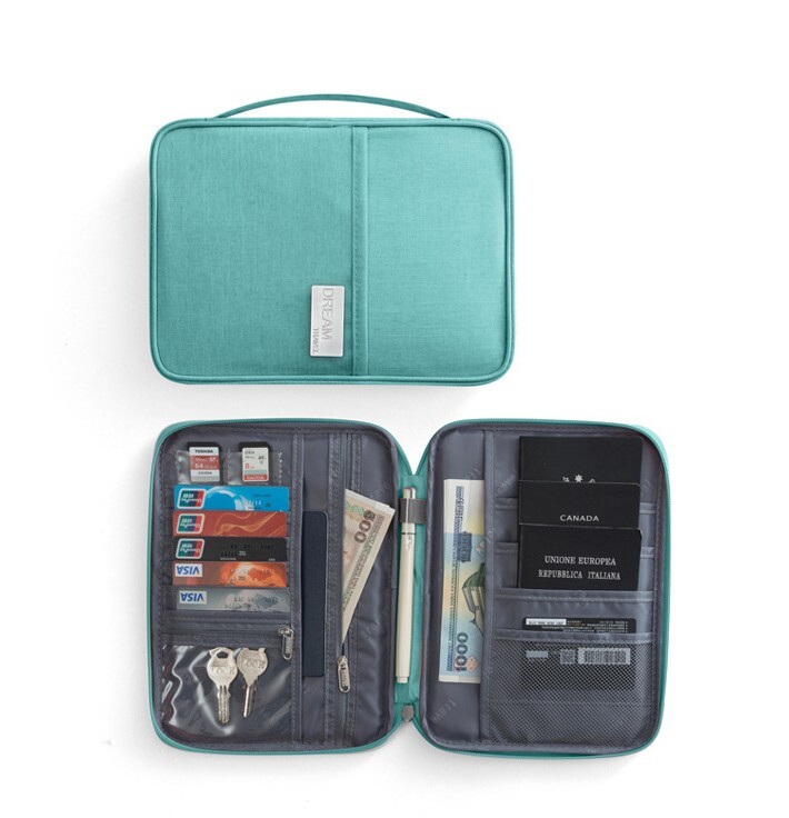 旅行收納 證件卡包 淨重 250g 材質 牛津布 尺寸26*18*2cm 卡包/證件包