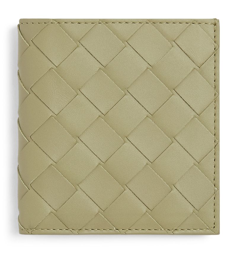 Bottega Veneta Leather Intrecciato Bifold Wallet