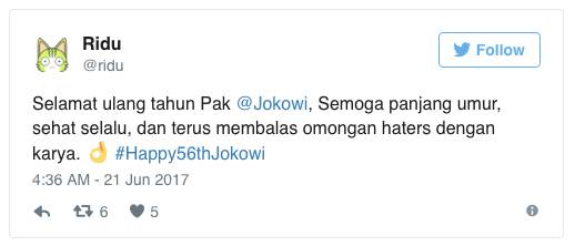 Harapan di Ultah Jokowi: Balas Omongan Haters dengan Karya