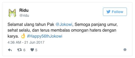 Harapan di Ultah Jokowi: Balas Omongan Haters dengan Karya