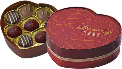 {濃情系列} 8入心型巧克力盒/手工香皂/肥皂/禮盒(中)(100入/組)