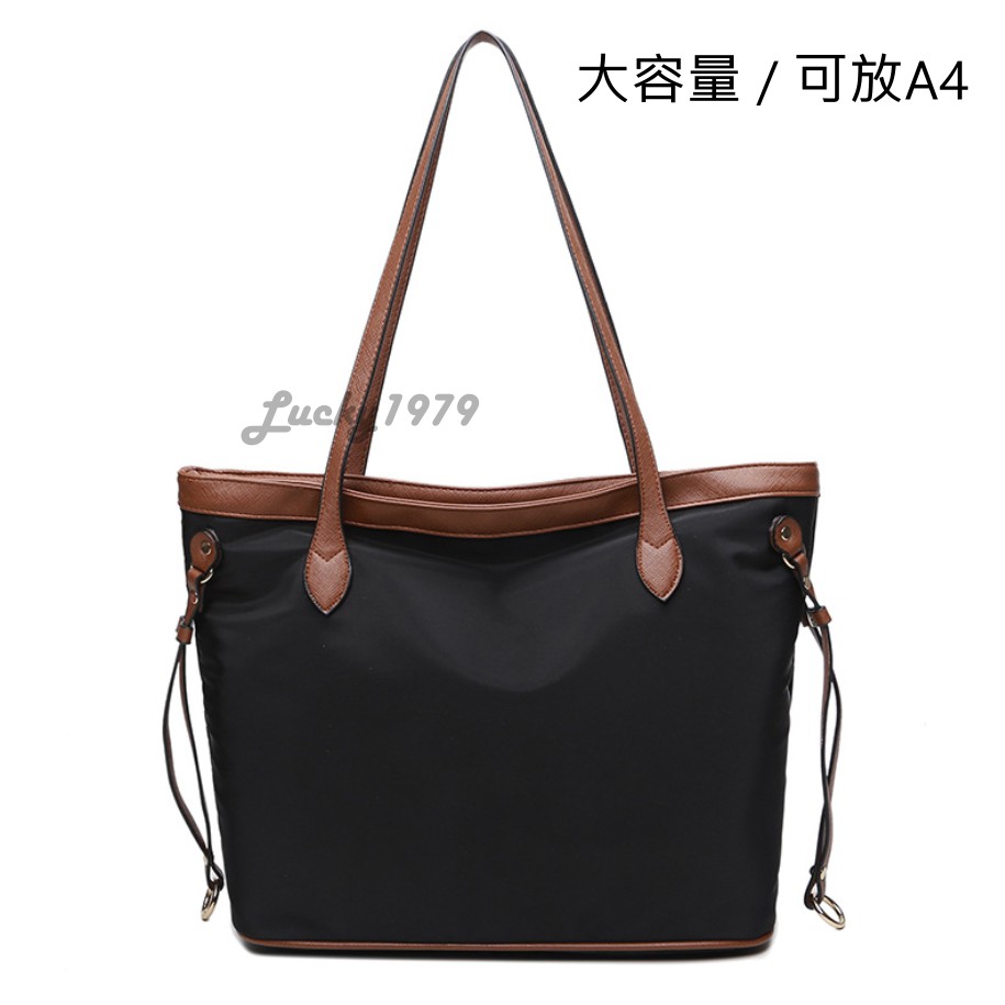 牛津布側背包 大容量肩背包 休閒單肩包 A4女包 韓版手提包 托特女包 包包 可放A4包款 【現貨】