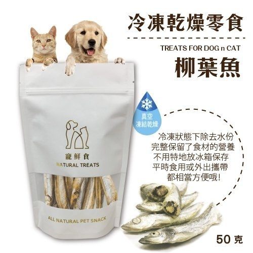 ＊KING WANG＊寵鮮食《冷凍熟成犬貓零食-柳葉魚40g》 可常溫保存 無其他添加物