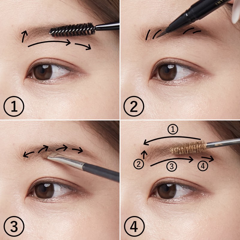 超ナチュラル 眉毛の正しい書き方 初心者メイク