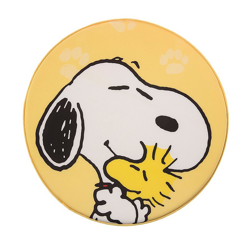 HOLA Snoopy系列圓形記憶棉坐墊-史努比