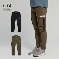 Life8-LIFE.R 雙釦織帶 軍事重工設計長褲 - 16016