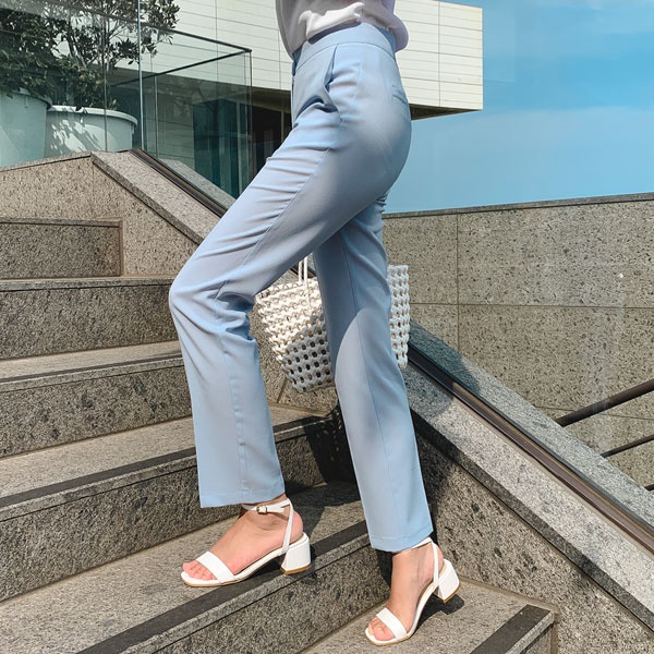 [REALCOCO官方旗艦店]長腿姐姐側口袋直筒西裝褲