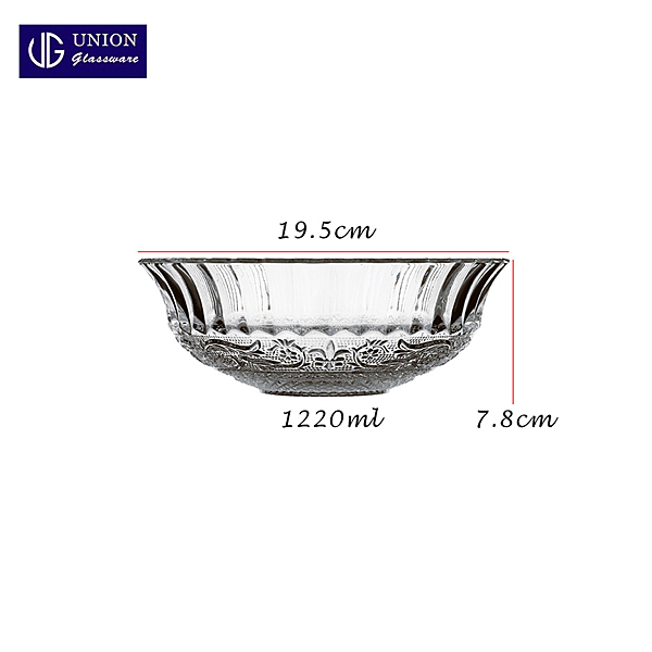 來自泰國UNION玻璃品牌 剔透的玻璃材質,高雅大方的雕花設計 精緻生活的家用品