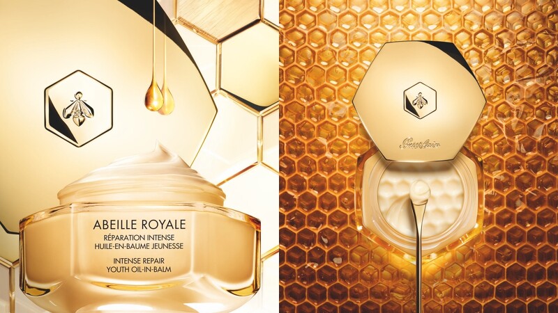 嬌蘭皇家蜂王乳臉部身體全能乳霜視覺圖。