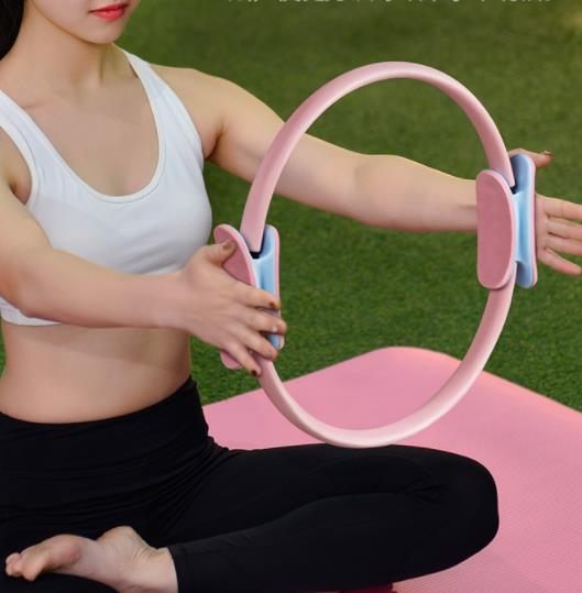 普拉提圈 奧義瑜伽輪初學者后彎魔力圈普拉提圈瘦腿器材健身練腰達摩瑜伽圈 DF 免運 維多