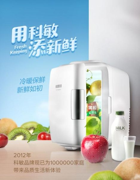 車載冰箱 科敏4L車載迷你型小冰箱小型家用化妝品制冷學生寢室宿舍mini面膜